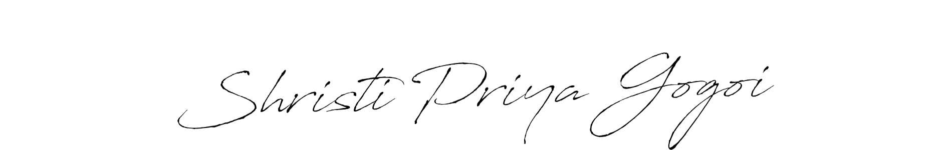 It looks lik you need a new signature style for name Shristi Priya Gogoi. Design unique handwritten (Antro_Vectra) signature with our free signature maker in just a few clicks. Shristi Priya Gogoi signature style 6 images and pictures png