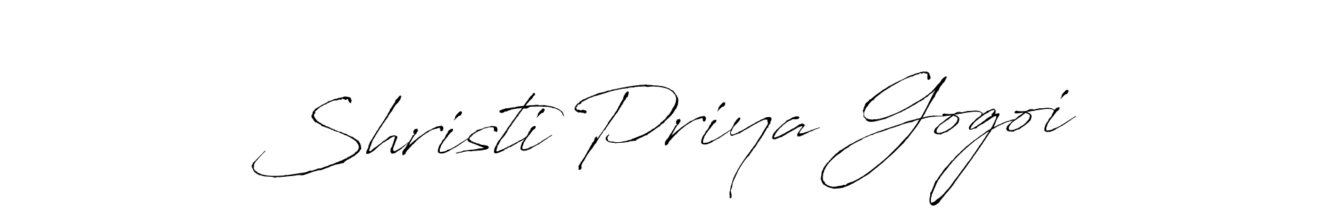 It looks lik you need a new signature style for name Shristi Priya Gogoi. Design unique handwritten (Antro_Vectra) signature with our free signature maker in just a few clicks. Shristi Priya Gogoi signature style 6 images and pictures png