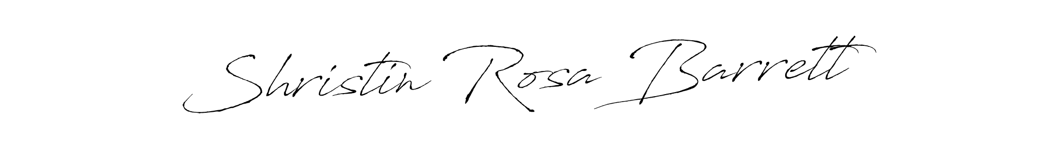 Antro_Vectra is a professional signature style that is perfect for those who want to add a touch of class to their signature. It is also a great choice for those who want to make their signature more unique. Get Shristin Rosa Barrett name to fancy signature for free. Shristin Rosa Barrett signature style 6 images and pictures png