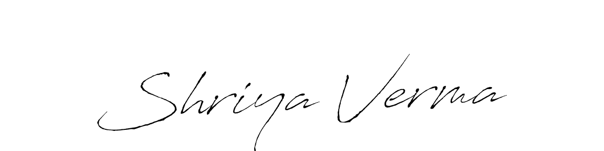 The best way (Antro_Vectra) to make a short signature is to pick only two or three words in your name. The name Shriya Verma include a total of six letters. For converting this name. Shriya Verma signature style 6 images and pictures png