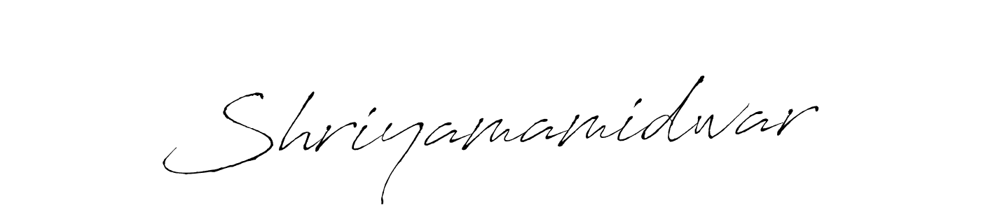 Design your own signature with our free online signature maker. With this signature software, you can create a handwritten (Antro_Vectra) signature for name Shriyamamidwar. Shriyamamidwar signature style 6 images and pictures png