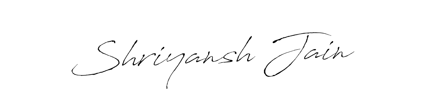 You should practise on your own different ways (Antro_Vectra) to write your name (Shriyansh Jain) in signature. don't let someone else do it for you. Shriyansh Jain signature style 6 images and pictures png