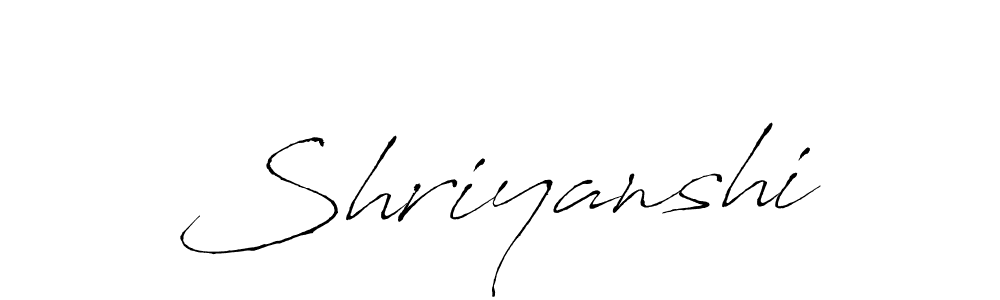 Also You can easily find your signature by using the search form. We will create Shriyanshi name handwritten signature images for you free of cost using Antro_Vectra sign style. Shriyanshi signature style 6 images and pictures png