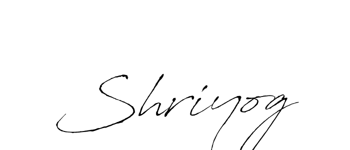 Make a beautiful signature design for name Shriyog. With this signature (Antro_Vectra) style, you can create a handwritten signature for free. Shriyog signature style 6 images and pictures png