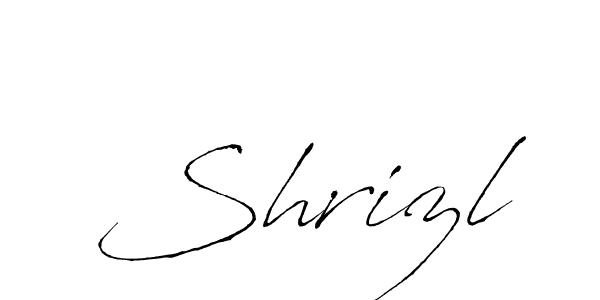 Use a signature maker to create a handwritten signature online. With this signature software, you can design (Antro_Vectra) your own signature for name Shrizl. Shrizl signature style 6 images and pictures png