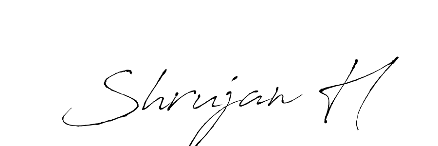 Make a beautiful signature design for name Shrujan H. Use this online signature maker to create a handwritten signature for free. Shrujan H signature style 6 images and pictures png