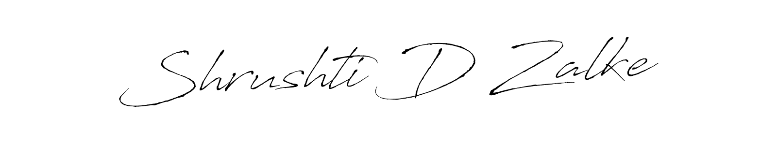 You should practise on your own different ways (Antro_Vectra) to write your name (Shrushti D Zalke) in signature. don't let someone else do it for you. Shrushti D Zalke signature style 6 images and pictures png