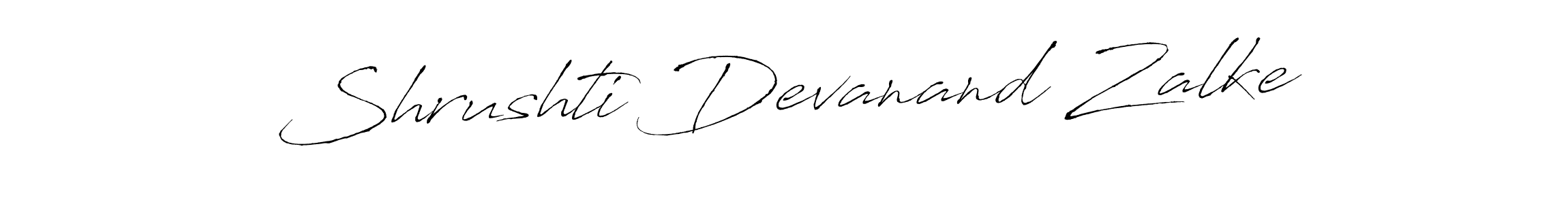 This is the best signature style for the Shrushti Devanand Zalke name. Also you like these signature font (Antro_Vectra). Mix name signature. Shrushti Devanand Zalke signature style 6 images and pictures png