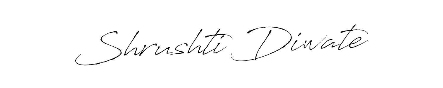 Shrushti Diwate stylish signature style. Best Handwritten Sign (Antro_Vectra) for my name. Handwritten Signature Collection Ideas for my name Shrushti Diwate. Shrushti Diwate signature style 6 images and pictures png