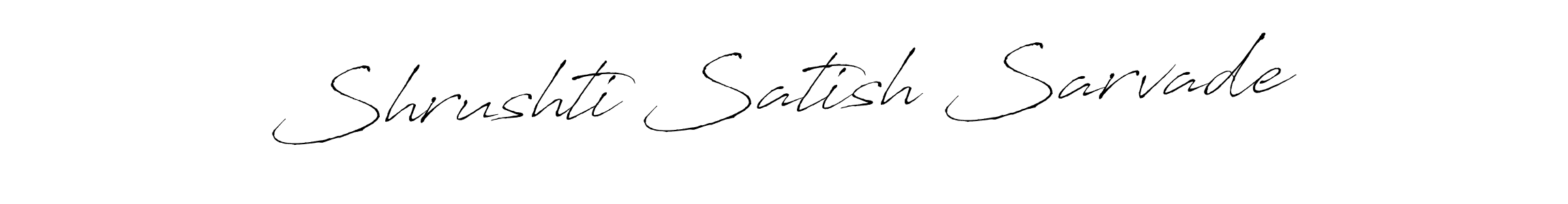 Use a signature maker to create a handwritten signature online. With this signature software, you can design (Antro_Vectra) your own signature for name Shrushti Satish Sarvade. Shrushti Satish Sarvade signature style 6 images and pictures png