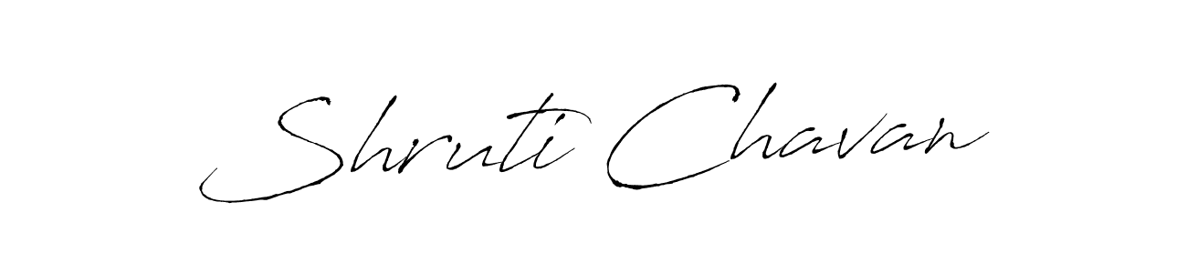 Make a beautiful signature design for name Shruti Chavan. With this signature (Antro_Vectra) style, you can create a handwritten signature for free. Shruti Chavan signature style 6 images and pictures png