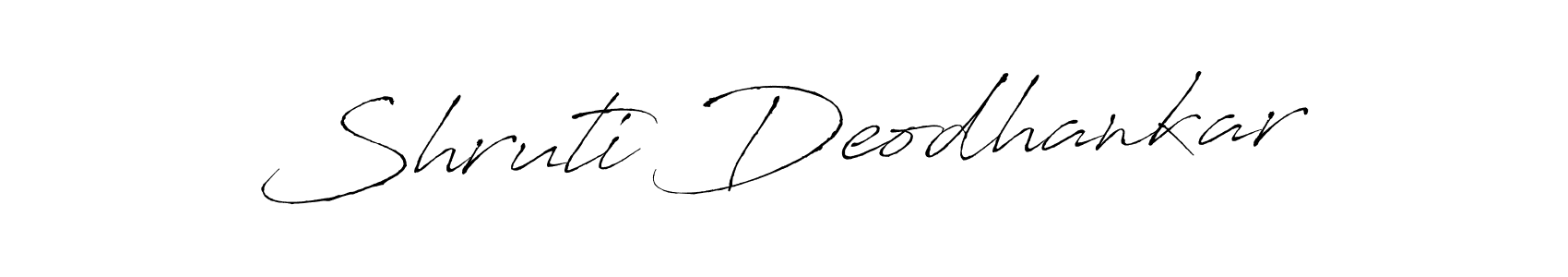 Use a signature maker to create a handwritten signature online. With this signature software, you can design (Antro_Vectra) your own signature for name Shruti Deodhankar. Shruti Deodhankar signature style 6 images and pictures png