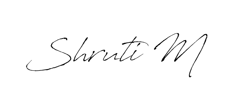This is the best signature style for the Shruti M name. Also you like these signature font (Antro_Vectra). Mix name signature. Shruti M signature style 6 images and pictures png
