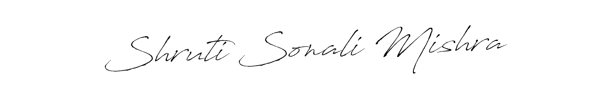How to Draw Shruti Sonali Mishra signature style? Antro_Vectra is a latest design signature styles for name Shruti Sonali Mishra. Shruti Sonali Mishra signature style 6 images and pictures png