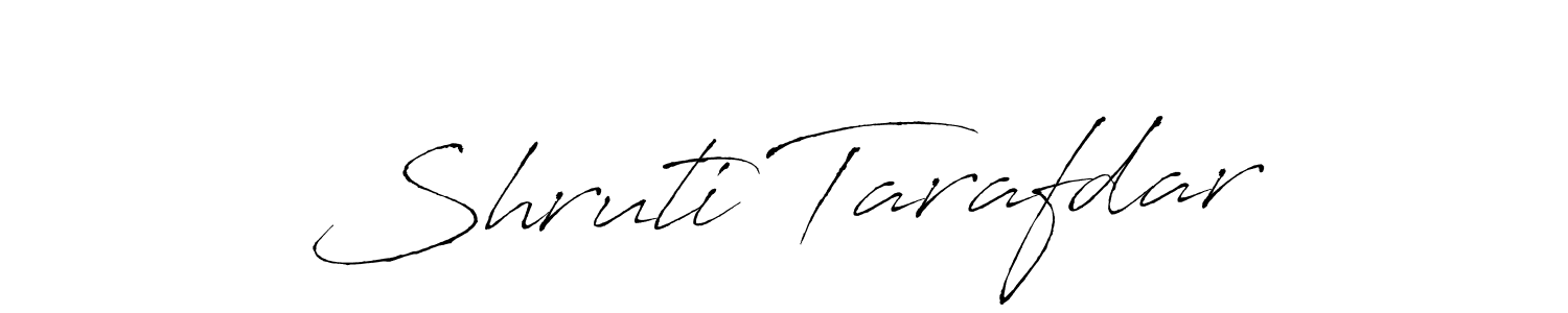 Also we have Shruti Tarafdar name is the best signature style. Create professional handwritten signature collection using Antro_Vectra autograph style. Shruti Tarafdar signature style 6 images and pictures png