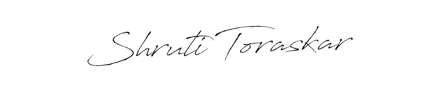 It looks lik you need a new signature style for name Shruti Toraskar. Design unique handwritten (Antro_Vectra) signature with our free signature maker in just a few clicks. Shruti Toraskar signature style 6 images and pictures png