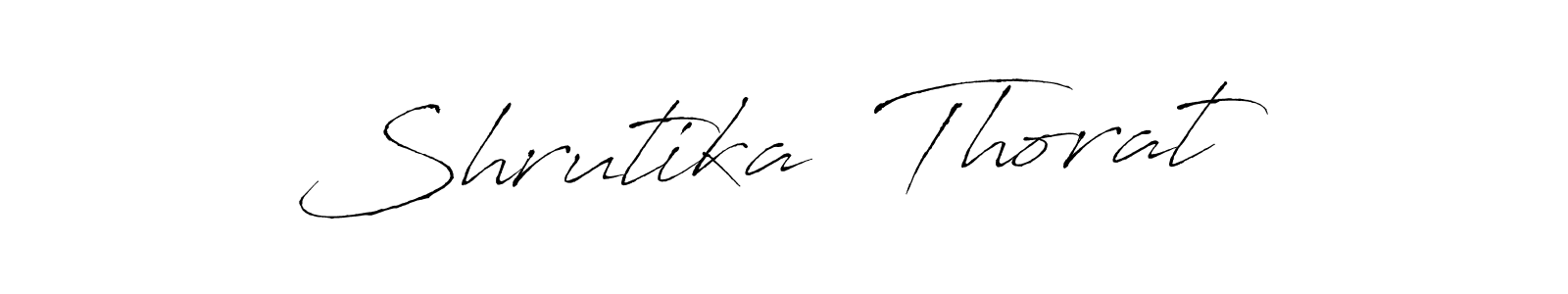 You can use this online signature creator to create a handwritten signature for the name Shrutika  Thorat. This is the best online autograph maker. Shrutika  Thorat signature style 6 images and pictures png