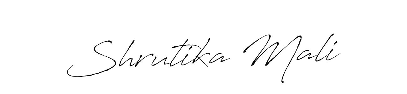 Similarly Antro_Vectra is the best handwritten signature design. Signature creator online .You can use it as an online autograph creator for name Shrutika Mali. Shrutika Mali signature style 6 images and pictures png