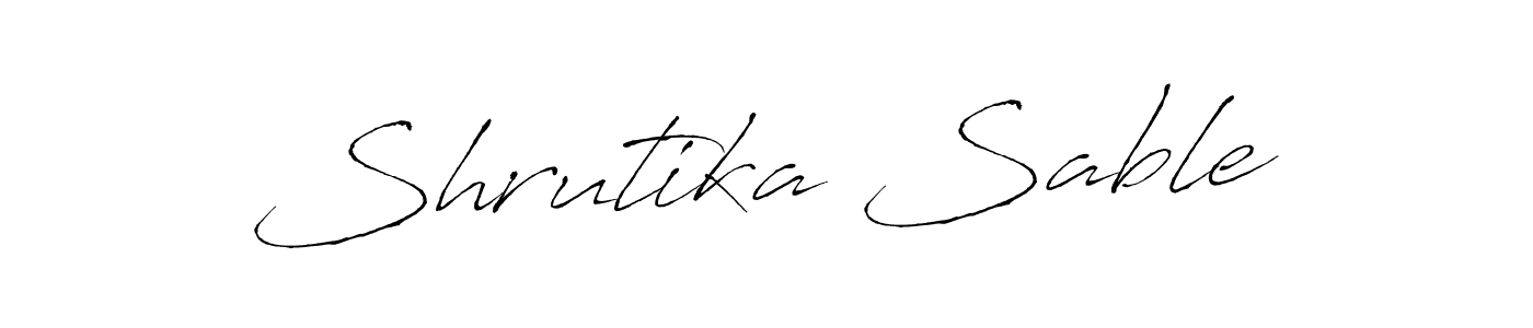 How to make Shrutika Sable signature? Antro_Vectra is a professional autograph style. Create handwritten signature for Shrutika Sable name. Shrutika Sable signature style 6 images and pictures png