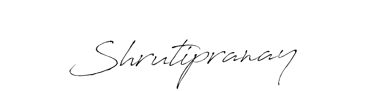 Similarly Antro_Vectra is the best handwritten signature design. Signature creator online .You can use it as an online autograph creator for name Shrutipranay. Shrutipranay signature style 6 images and pictures png