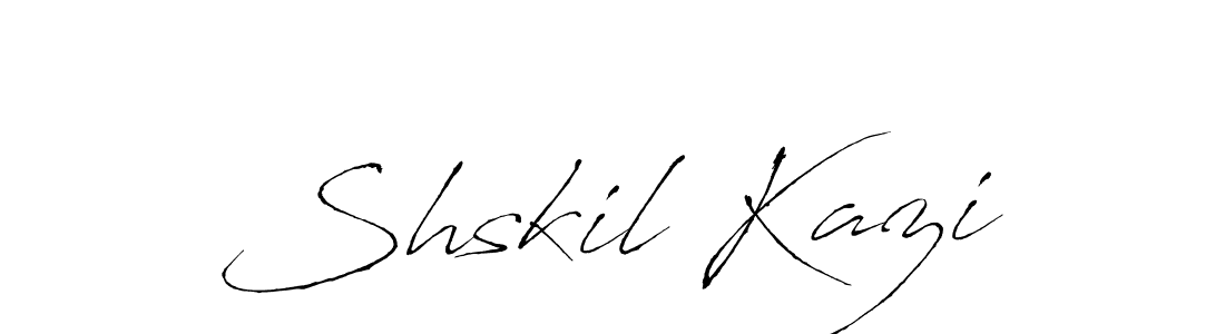 Once you've used our free online signature maker to create your best signature Antro_Vectra style, it's time to enjoy all of the benefits that Shskil Kazi name signing documents. Shskil Kazi signature style 6 images and pictures png