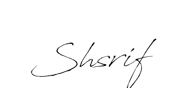 How to make Shsrif name signature. Use Antro_Vectra style for creating short signs online. This is the latest handwritten sign. Shsrif signature style 6 images and pictures png