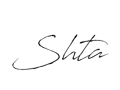 Create a beautiful signature design for name Shta. With this signature (Antro_Vectra) fonts, you can make a handwritten signature for free. Shta signature style 6 images and pictures png