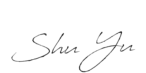How to make Shu Yu name signature. Use Antro_Vectra style for creating short signs online. This is the latest handwritten sign. Shu Yu signature style 6 images and pictures png