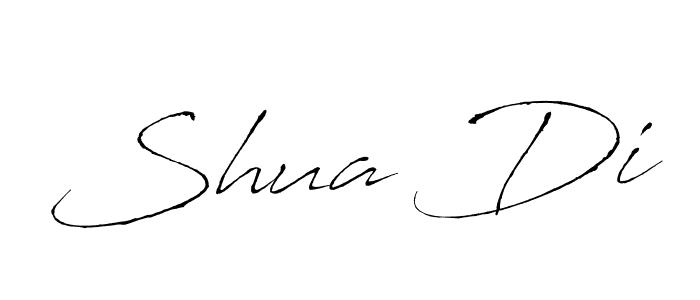 Make a beautiful signature design for name Shua Di. With this signature (Antro_Vectra) style, you can create a handwritten signature for free. Shua Di signature style 6 images and pictures png