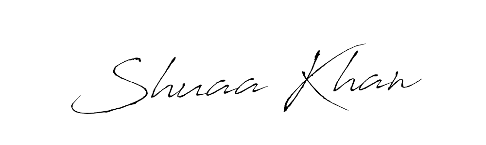 if you are searching for the best signature style for your name Shuaa Khan. so please give up your signature search. here we have designed multiple signature styles  using Antro_Vectra. Shuaa Khan signature style 6 images and pictures png