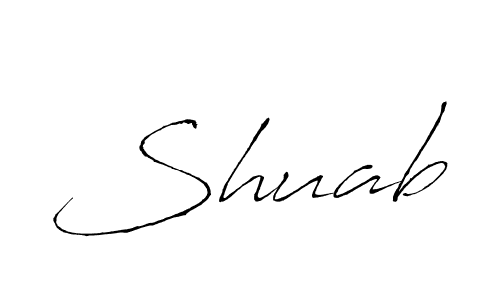 How to make Shuab signature? Antro_Vectra is a professional autograph style. Create handwritten signature for Shuab name. Shuab signature style 6 images and pictures png