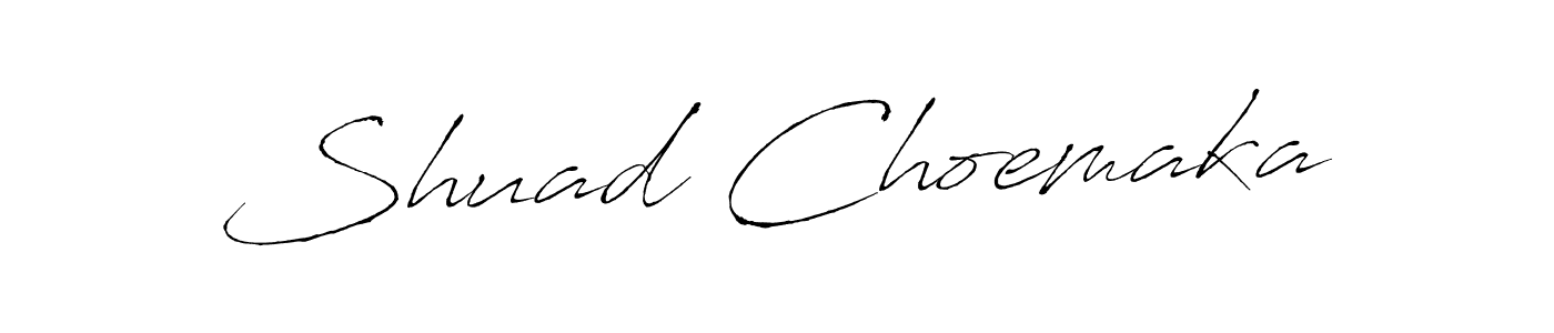 You should practise on your own different ways (Antro_Vectra) to write your name (Shuad Choemaka) in signature. don't let someone else do it for you. Shuad Choemaka signature style 6 images and pictures png