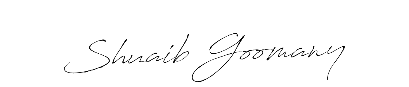 Here are the top 10 professional signature styles for the name Shuaib Goomany. These are the best autograph styles you can use for your name. Shuaib Goomany signature style 6 images and pictures png