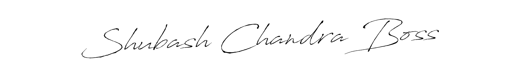 Use a signature maker to create a handwritten signature online. With this signature software, you can design (Antro_Vectra) your own signature for name Shubash Chandra Boss. Shubash Chandra Boss signature style 6 images and pictures png