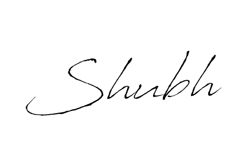 Make a beautiful signature design for name Shubh. With this signature (Antro_Vectra) style, you can create a handwritten signature for free. Shubh signature style 6 images and pictures png