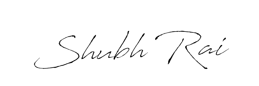 Design your own signature with our free online signature maker. With this signature software, you can create a handwritten (Antro_Vectra) signature for name Shubh Rai. Shubh Rai signature style 6 images and pictures png