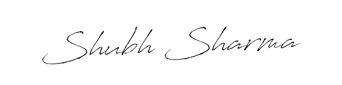 Design your own signature with our free online signature maker. With this signature software, you can create a handwritten (Antro_Vectra) signature for name Shubh Sharma. Shubh Sharma signature style 6 images and pictures png