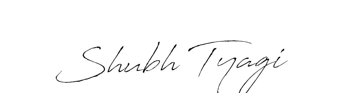 Design your own signature with our free online signature maker. With this signature software, you can create a handwritten (Antro_Vectra) signature for name Shubh Tyagi. Shubh Tyagi signature style 6 images and pictures png