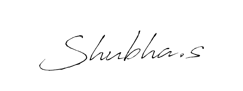 It looks lik you need a new signature style for name Shubha.s. Design unique handwritten (Antro_Vectra) signature with our free signature maker in just a few clicks. Shubha.s signature style 6 images and pictures png