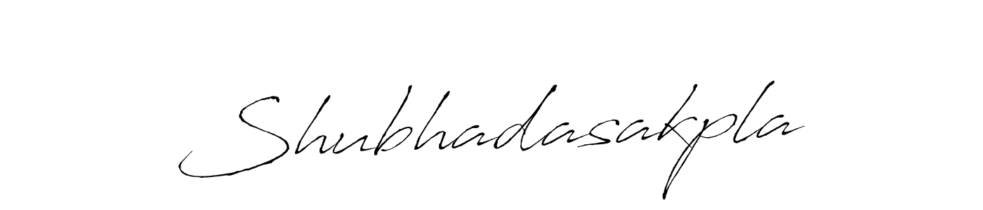 How to make Shubhadasakpla name signature. Use Antro_Vectra style for creating short signs online. This is the latest handwritten sign. Shubhadasakpla signature style 6 images and pictures png