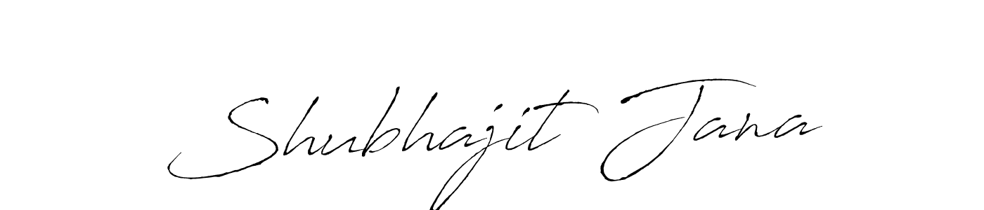 Create a beautiful signature design for name Shubhajit Jana. With this signature (Antro_Vectra) fonts, you can make a handwritten signature for free. Shubhajit Jana signature style 6 images and pictures png