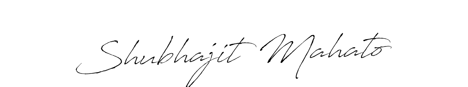 Also we have Shubhajit Mahato name is the best signature style. Create professional handwritten signature collection using Antro_Vectra autograph style. Shubhajit Mahato signature style 6 images and pictures png