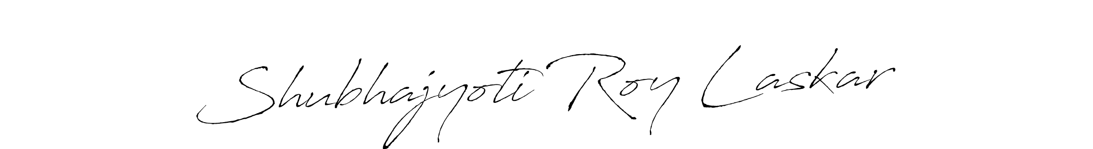 The best way (Antro_Vectra) to make a short signature is to pick only two or three words in your name. The name Shubhajyoti Roy Laskar include a total of six letters. For converting this name. Shubhajyoti Roy Laskar signature style 6 images and pictures png