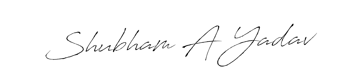 You should practise on your own different ways (Antro_Vectra) to write your name (Shubham A Yadav) in signature. don't let someone else do it for you. Shubham A Yadav signature style 6 images and pictures png