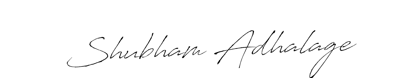 It looks lik you need a new signature style for name Shubham Adhalage. Design unique handwritten (Antro_Vectra) signature with our free signature maker in just a few clicks. Shubham Adhalage signature style 6 images and pictures png