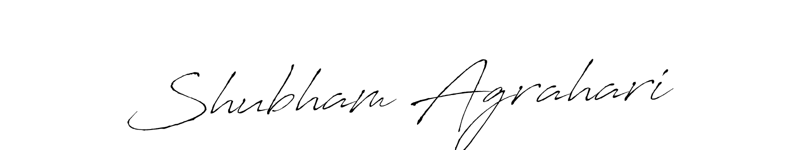 Use a signature maker to create a handwritten signature online. With this signature software, you can design (Antro_Vectra) your own signature for name Shubham Agrahari. Shubham Agrahari signature style 6 images and pictures png