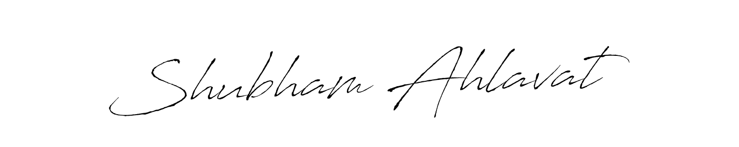 Also we have Shubham Ahlavat name is the best signature style. Create professional handwritten signature collection using Antro_Vectra autograph style. Shubham Ahlavat signature style 6 images and pictures png