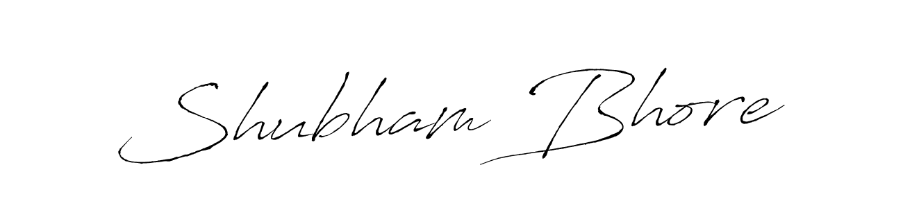 Create a beautiful signature design for name Shubham Bhore. With this signature (Antro_Vectra) fonts, you can make a handwritten signature for free. Shubham Bhore signature style 6 images and pictures png