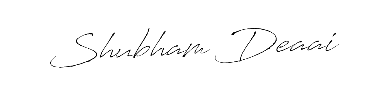 Design your own signature with our free online signature maker. With this signature software, you can create a handwritten (Antro_Vectra) signature for name Shubham Deaai. Shubham Deaai signature style 6 images and pictures png