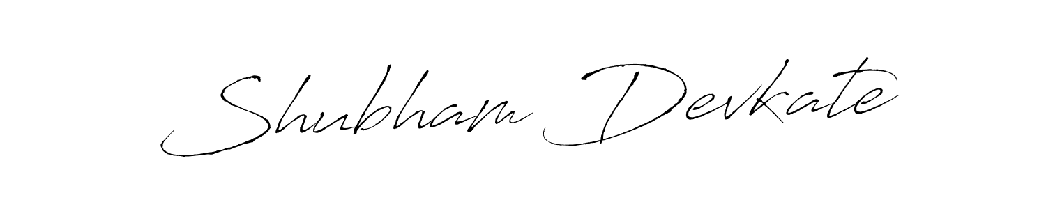 Similarly Antro_Vectra is the best handwritten signature design. Signature creator online .You can use it as an online autograph creator for name Shubham Devkate. Shubham Devkate signature style 6 images and pictures png
